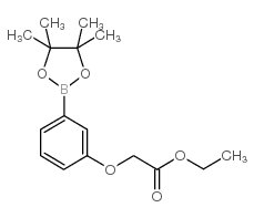 3-(2-Ethoxy-2-oxoethoxy)phenylboronic acid, pinacol ester - Chemical structure and product image