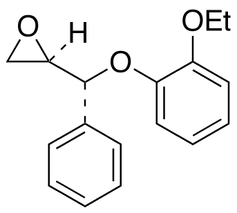 (2RS,3RS)-3-(2-Ethoxyphenoxy)-3-phenylpropene-1,2-epoxide - Chemical structure and product image