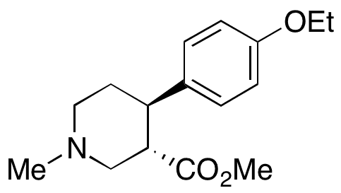 (3S,4R)-4-(4-Ethoxyphenyl)-1-methylpiperidine-3-carboxylic Acid Methyl Ester - Chemical structure and product image
