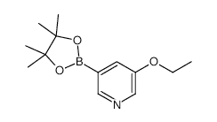 3-Ethoxy-5-(4,4,5,5-tetramethyl-1,3,2-dioxaborolan-2-yl)pyridine - Chemical structure and product image