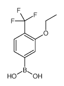 3-Ethoxy-4-(trifluoromethyl)phenylboronic Acid - Chemical structure and product image
