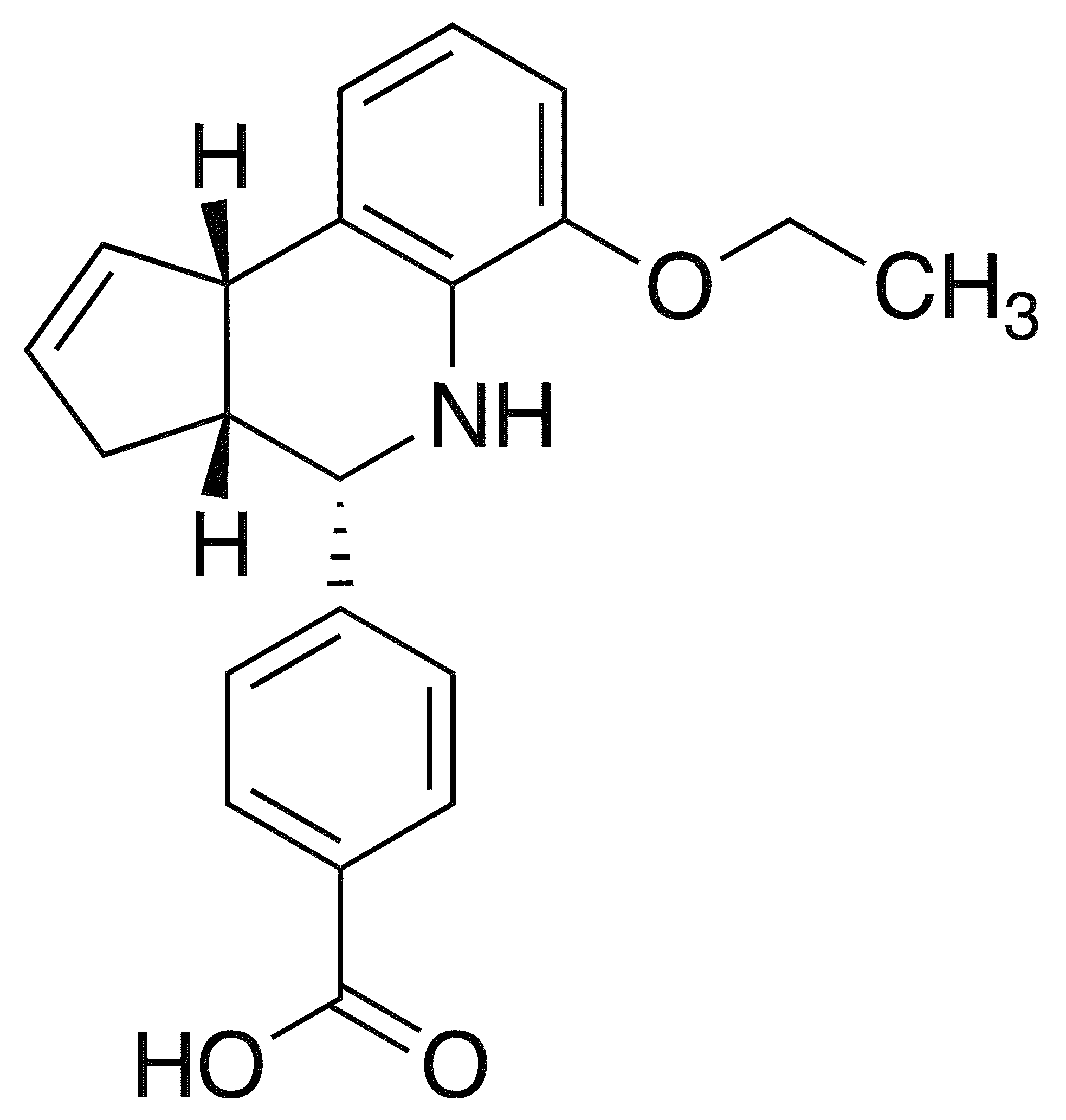 4-[(3aR,4S,9bS)-6-Ethoxy-3a,4,5,9b-tetrahydro-3h-cyclopenta[c]quinolin-4-yl]benzoic Acid - Chemical structure and product image