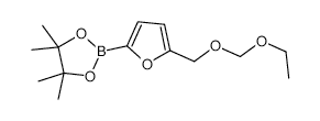 5-(Ethoxymethoxy)methylfuran-2-boronic acid, pinacol ester - Chemical structure and product image