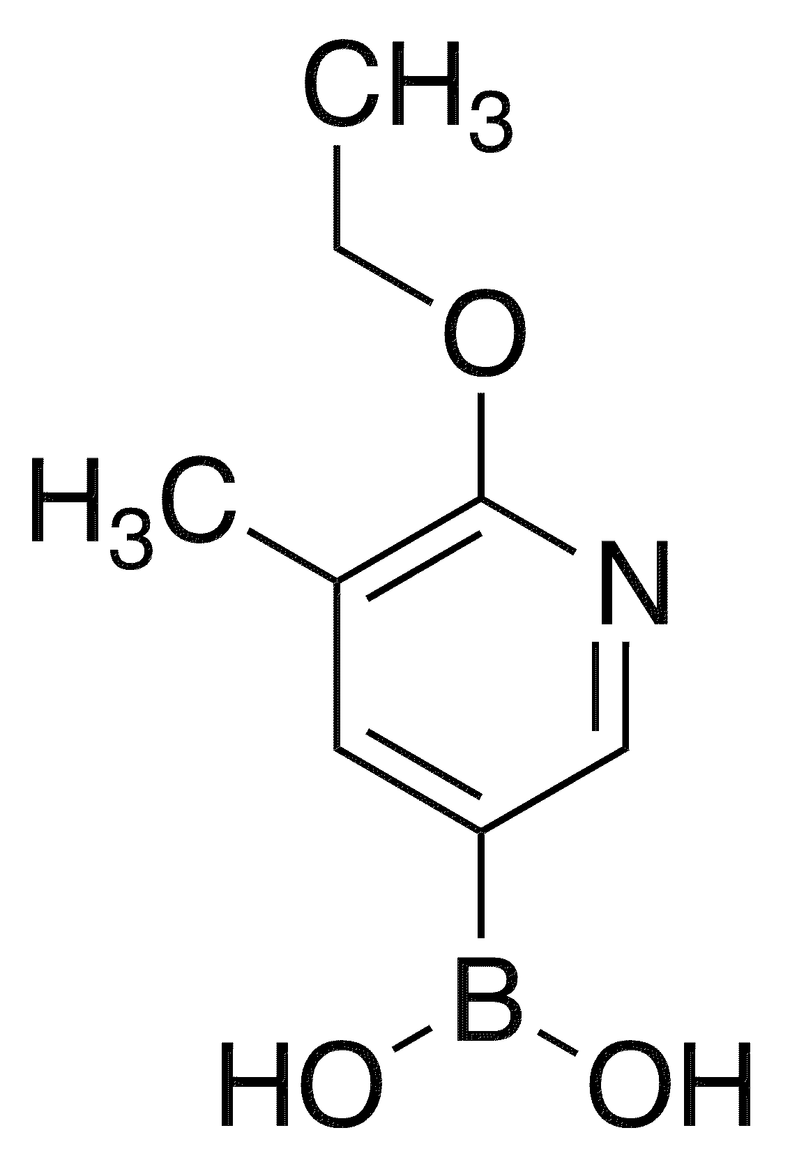 2-Ethoxy-3-methylpyridine-5-boronic acid - Chemical structure and product image