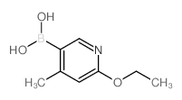 2-Ethoxy-4-methylpyridine-5-boronic acid - Chemical structure and product image