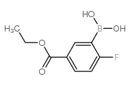 5-Ethoxycarbonyl-2-fluorophenylboronic acid - Chemical structure and product image