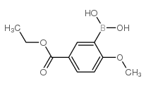 5-(Ethoxycarbonyl)-2-methoxyphenylboronic acid - Chemical structure and product image
