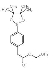 4-Ethoxycarbonylmethylphenylboronic acid, pinacol ester - Chemical structure and product image