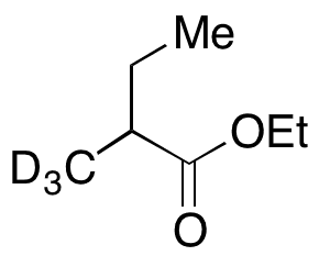 Ethyl 2-Methylbutyrate-D3 - Chemical structure and product image
