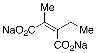 (Z)-2-Ethyl-3-methylmaleic Acid Disodium Salt - Chemical structure and product image