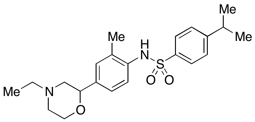 N-[4-(4-Ethyl-2-morpholinyl)-2-methylphenyl]-4-(1-methylethyl)benzenesulfonamide - Chemical structure and product image