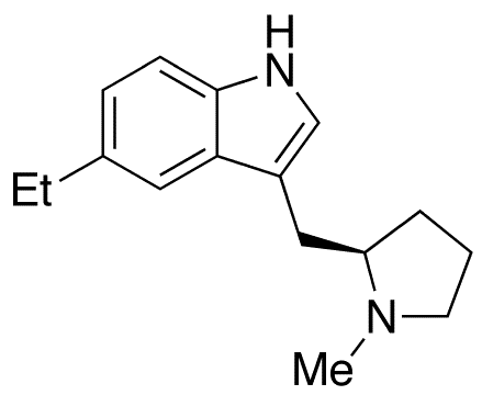 5-Ethyl-3-[[(2R)-1-methyl-2-pyrrolidinyl]methyl]-1H-indole - Chemical structure and product image