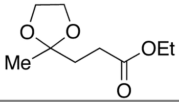 Ethyl 3-(2-methyl-[1,3]dioxolan-2-yl)propanoate - Chemical structure and product image