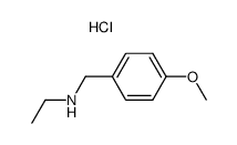 N-Ethyl 4-methoxybenzylamine HCl - Chemical structure and product image