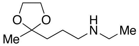 N-Ethyl-(3-(2-methyl-[1,3]dioxolan-2-yl)propyl)-amine - Chemical structure and product image