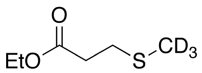 Ethyl 3-(Methyl-d3-mercapto)propionate - Chemical structure and product image
