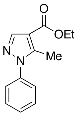 Ethyl 5-Methyl-1-phenyl-1H-pyrazole-4-carboxylate - Chemical structure and product image