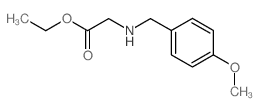 Ethyl 2-([(4-methoxyphenyl)methyl]amino)acetate - Chemical structure and product image