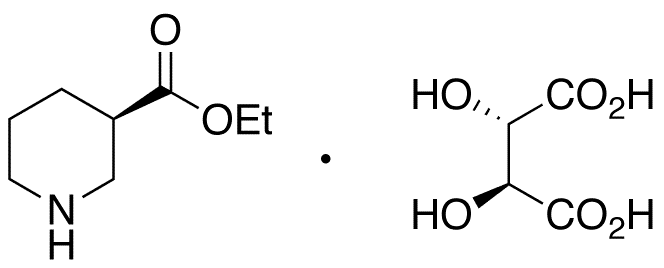 Ethyl (R)-Nipecotate, L-Tartrate - Chemical structure and product image
