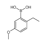2-Ethyl-5-methoxyphenylboronic acid - Chemical structure and product image