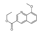 Ethyl 8-methoxyquinoline-3-carboxylate - Chemical structure and product image