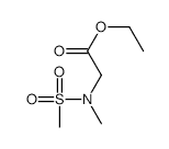 Ethyl 2-(N-methylmethanesulfonamido)acetate - Chemical structure and product image