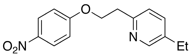 5-Ethyl-2-[2-(4-nitrophenoxy)ethyl]pyridine - Chemical structure and product image