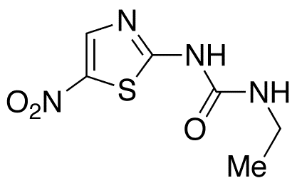 N-Ethyl-N-(5-nitro-2-thiazolyl)urea - Chemical structure and product image