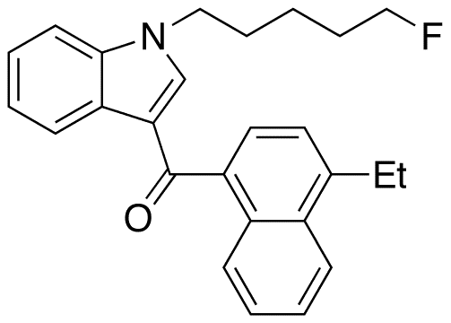 (4-Ethyl-1-naphthalenyl)[1-(5-fluoropentyl)-1H-indol-3-yl]methanone - Chemical structure and product image
