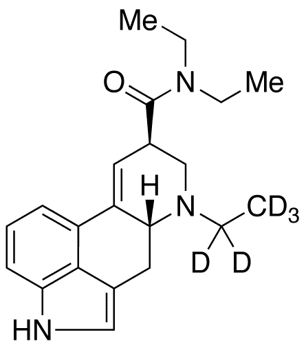 N-Ethyl Norlysergic Acid-d5 N,N-Diethylamide - Chemical structure and product image