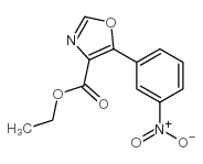 Ethyl 5-(3-nitrophenyl)oxazole-4-carboxylate - Chemical structure and product image