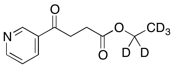 Ethyl-d5 4-Oxo-4-(3-pyridyl)butanoate - Chemical structure and product image