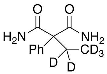 2-Ethyl-2-phenylmalonamide-d5 - Chemical structure and product image