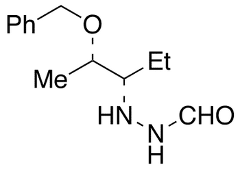 2-[(1S,2S)-1-Ethyl-2-(phenylmethoxy)propyl]hydrazinecarboxaldehyde - Chemical structure and product image