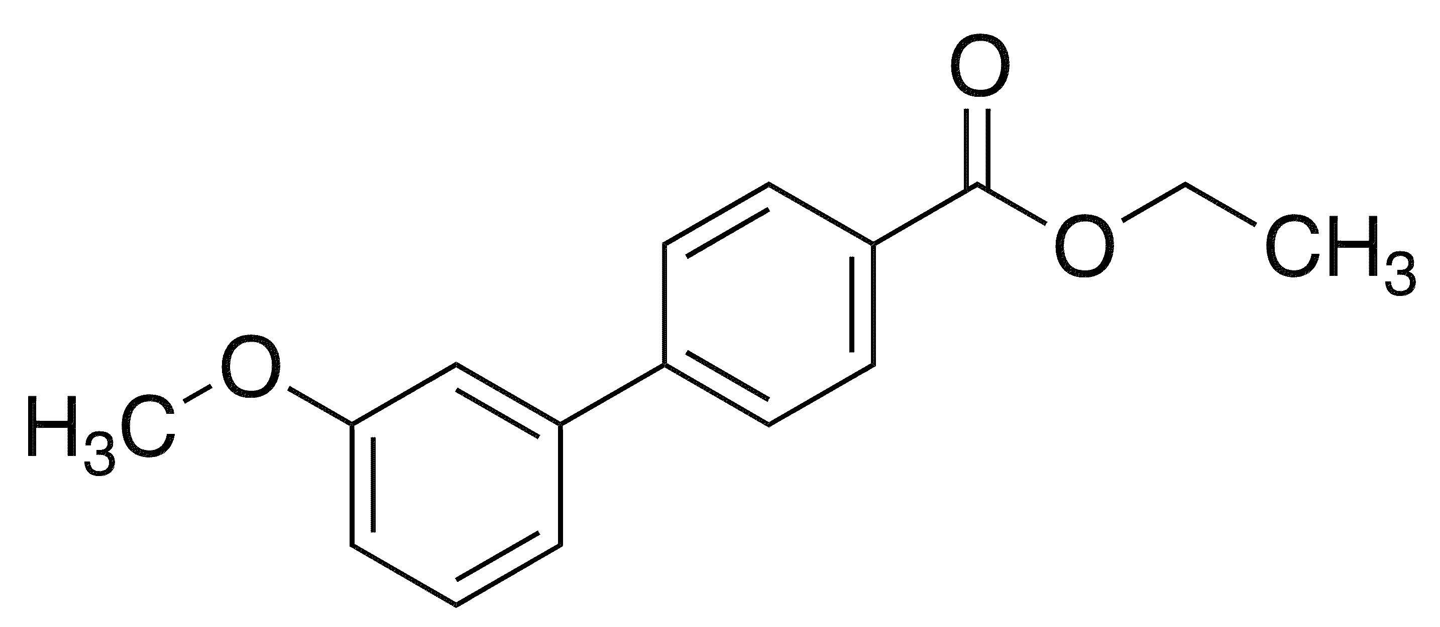 Ethyl 4-(3-methoxyphenyl)benzoate - Chemical structure and product image