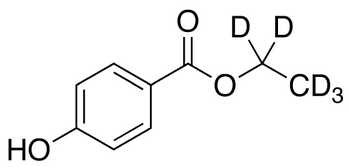 Ethyl-d5 Paraben - Chemical structure and product image