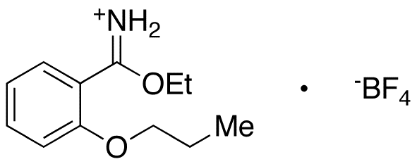 Ethyl (2-Propoxy)benzimidate Hydrotetrafluoroboride - Chemical structure and product image
