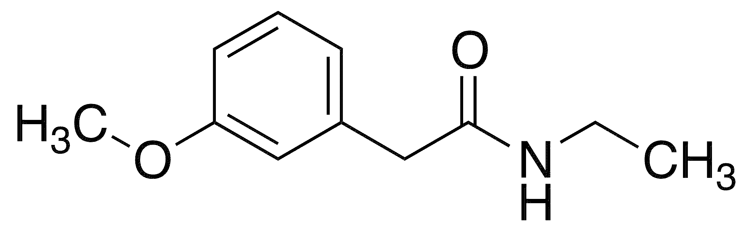 N-Ethyl-2-(3-methoxyphenyl)acetamide - Chemical structure and product image
