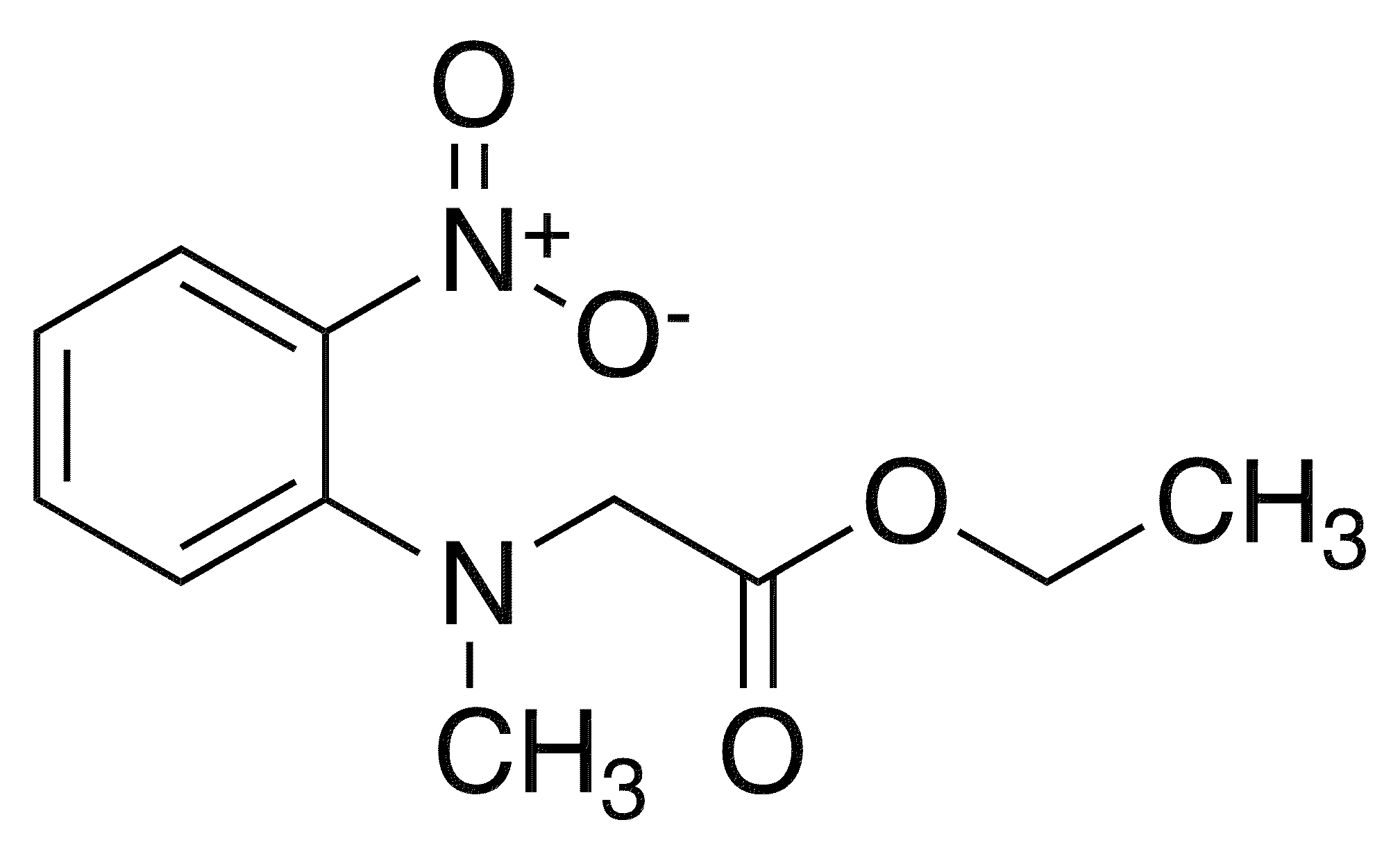 Ethyl 2-[Methyl(2-nitrophenyl)amino]acetate - Chemical structure and product image