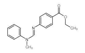 Ethyl 4-[[(methylphenylamino)methylene]amino]benzoate - Chemical structure and product image
