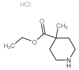 Ethyl 4-methylpiperidine-4-carboxylate, HCl - Chemical structure and product image