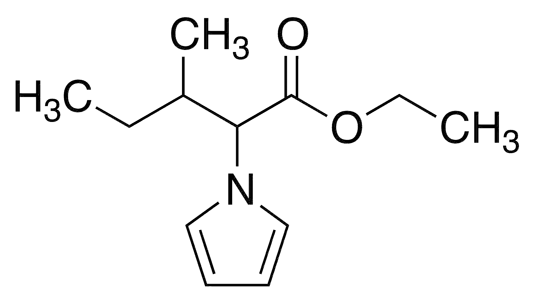 Ethyl 3-methyl-2-(1h-pyrrol-1-yl)pentanoate - Chemical structure and product image