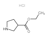 Ethyl pyrrolidine-3-carboxylate, HCl - Chemical structure and product image