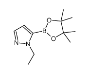 1-Ethylpyrazole-5-boronic Acid Pinacol Ester - Chemical structure and product image