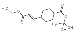 Ethyl E-N-BOC-Piperidin-4-ylacrylate - Chemical structure and product image