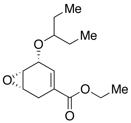 (1R,5S,6R)-rel-5-(1-Ethylpropoxy)-7-oxabicyclo[4.1.0]hept-3-ene-3-carboxylic Acid Ethyl Ester - Chemical structure and product image