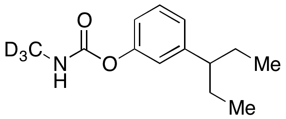 3-(1-Ethylpropyl)phenyl Methylcarbamate-d3 - Chemical structure and product image