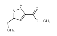 3-Ethyl-5-pyrazolcarboxylic acid methyl ester - Chemical structure and product image
