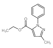 Ethyl 3-methyl-1-phenylpyrazole-5-carboxylate - Chemical structure and product image