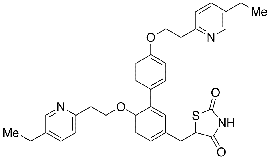 3-[2-[(5-Ethyl-2-pyridinyl)ethoxy]phenyl] Pioglitazone Impurity - Chemical structure and product image